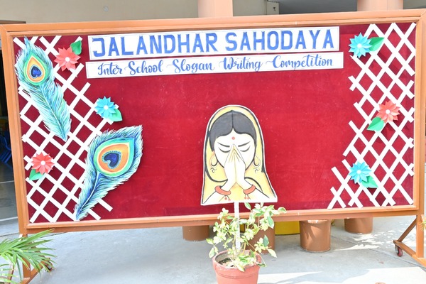 Jalandhar Sahodaya Inter School Slogan Writing Competition